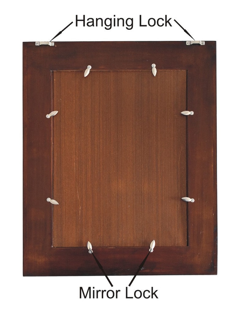 Blue and White Tile Wall Hanging Mirror 14X18 inch Etsy