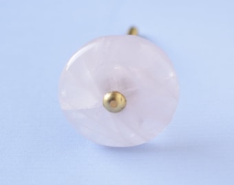 Runder natürlicher Edelstein-Schrank-Knauf, Achat-Küchenbeschläge, Schmuck-Qualität