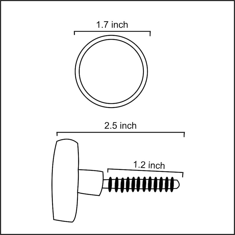 Round Black and White Checkered Resin Drawer Knobs sold in Etsy