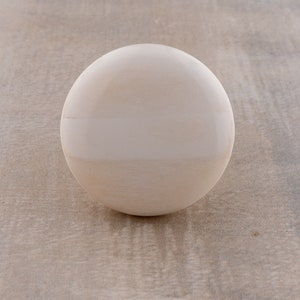 Cream Color Round Kitchen Bone Knob Medium Size  (Sold in Sets)