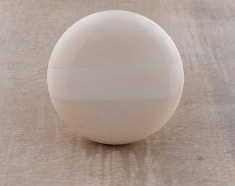 Cream Color Round Kitchen Bone Knob Medium Size  (Sold in Sets)