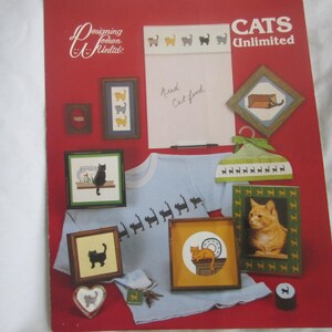 Cat Cross Stitch Patterns Leaflet