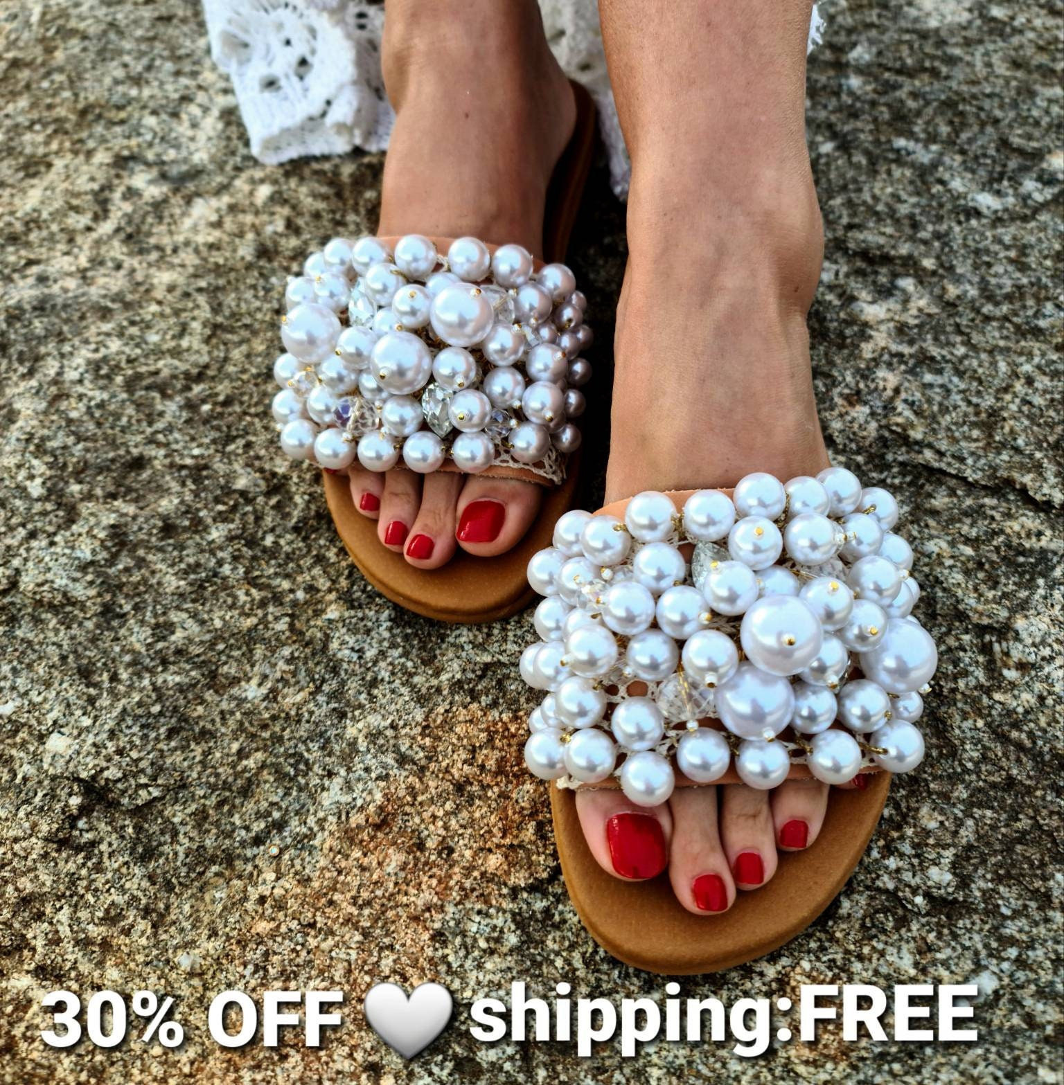 wedding slides shoes