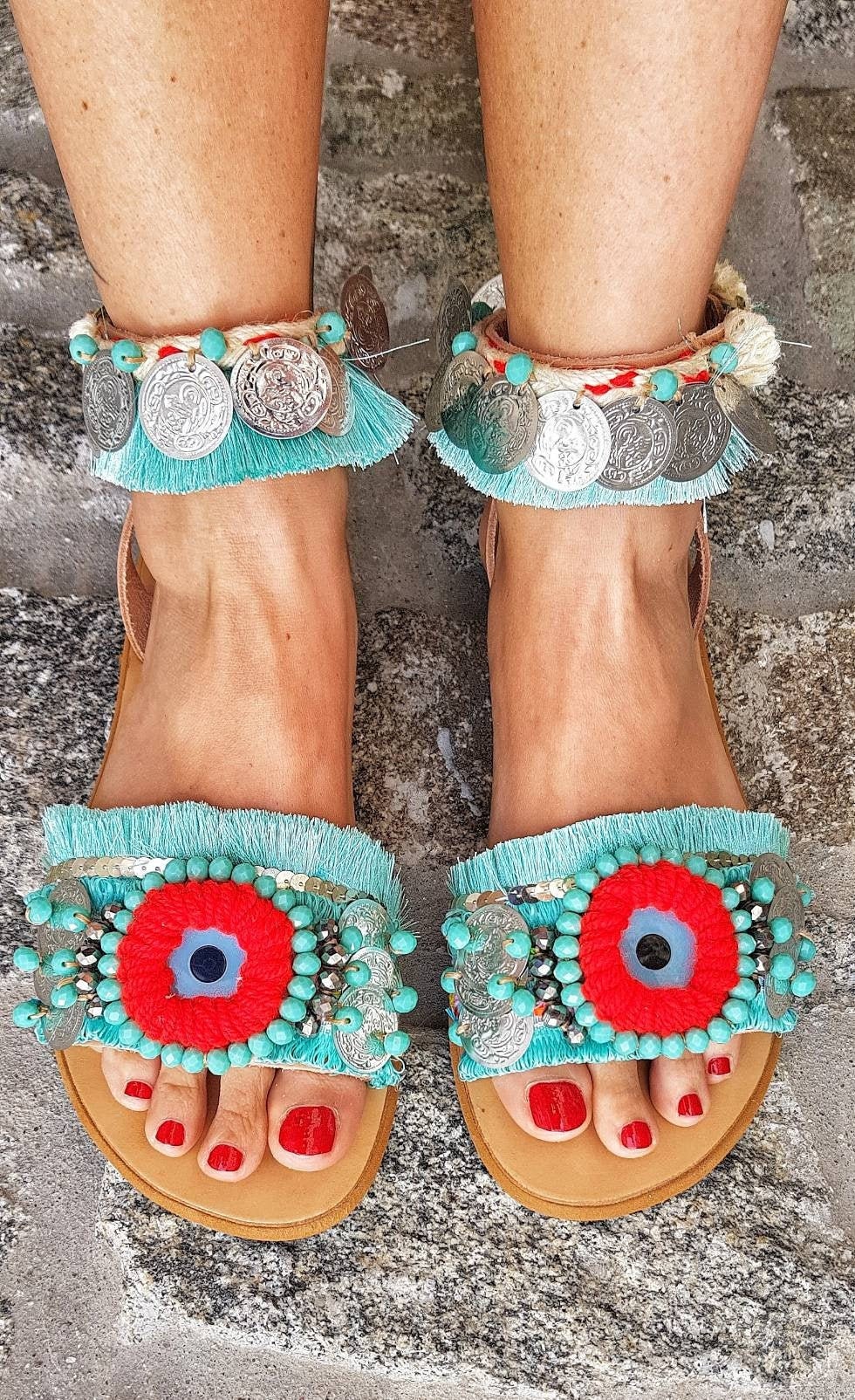 gypsy boho sandals