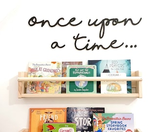 Recorte de "Érase una vez" / Decoración para dormitorio infantil / Decoración de pared para habitación infantil