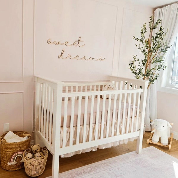Sweet dreams cutout | Kids bedroom decor | Nursery wall decor | Sweet dreams sign