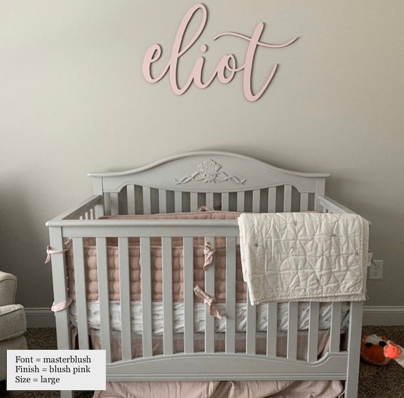 Custom Baby Name Cutout Personalized Nursery Name Decor Etsy