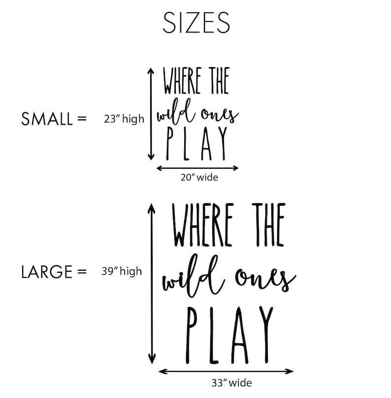 Where the wild ones play sign Playroom wall decor Play room wall cut out sign Where the wild things are image 2