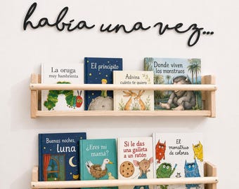 Había una vez Wood Sign: Spanish Nursery Decor