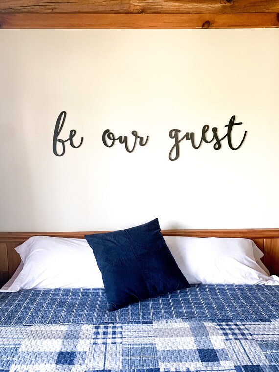 Be Our Guest Sign Be Our Guest Wood Cutout Above Bed Decor Etsy Be Our Guest Sign Be Our Guest Wood Cutout Above Bed Decor Etsy