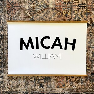 Personalized Baby Name Wall Decor Canvas Name Sign Nursery Wall Decor