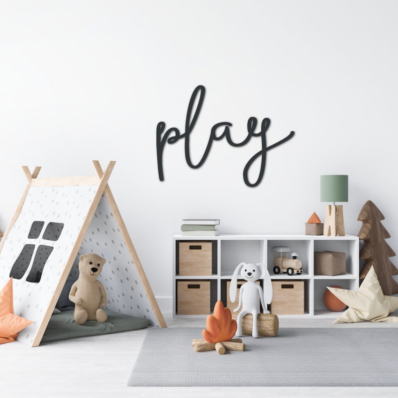 Play Wall Sign - Etsy