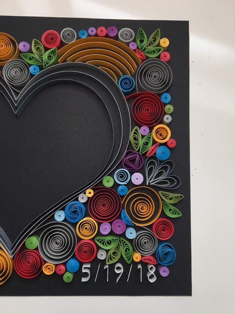 Custom Quilled Wall Art Etsy