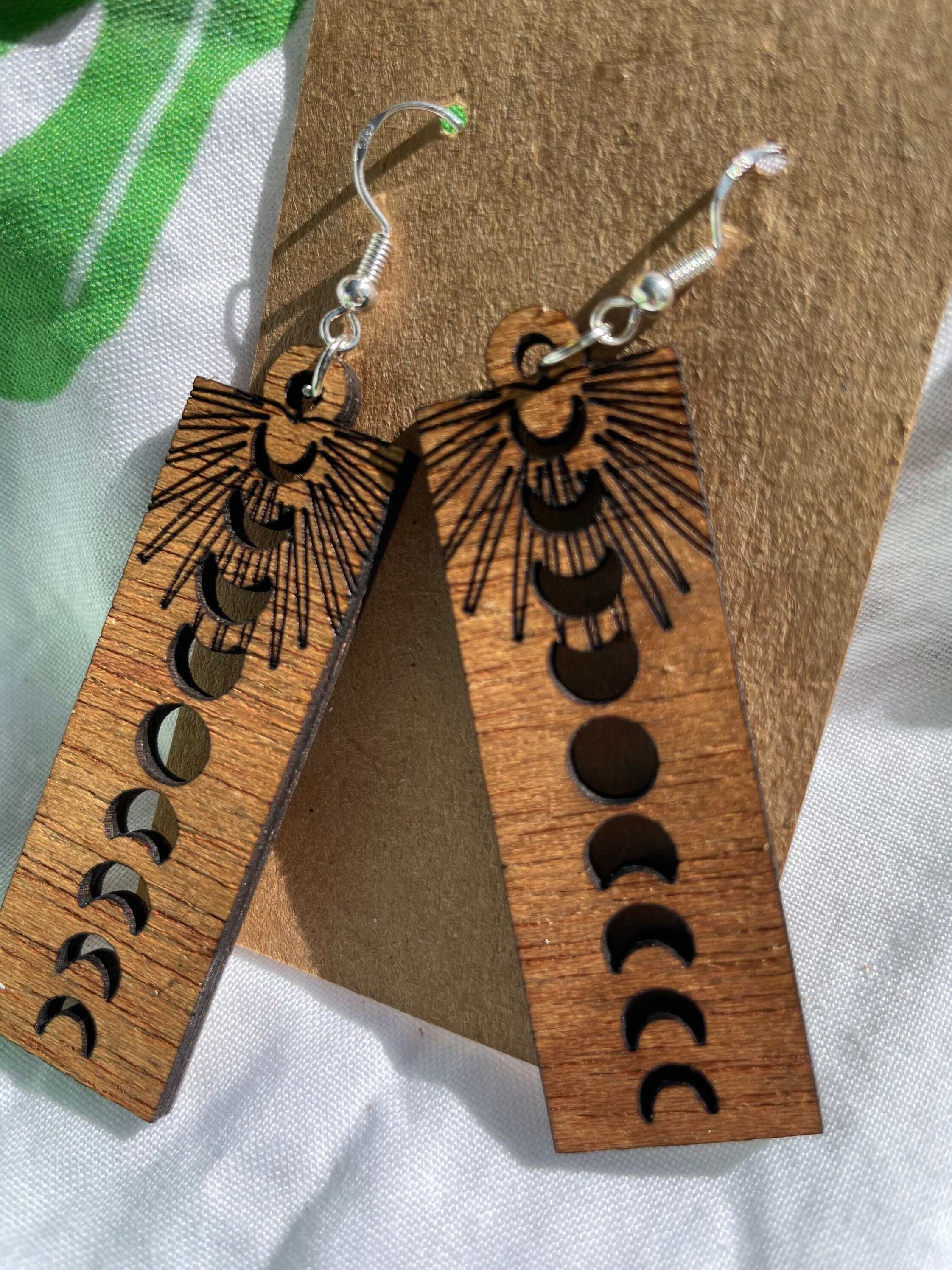 Hawaiian wood earrings online
