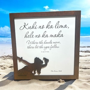 Olelo Noeau/ Hawaiian Proverb/ Hula/Made in Hawaii