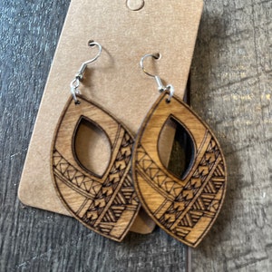 Wooden Laser Cut/ lightweight made in Hawaii