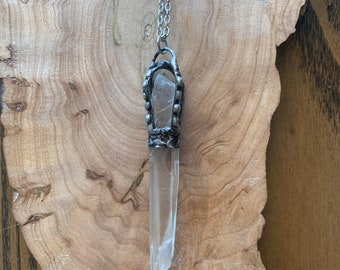 crowned - Quartz Crystal necklace