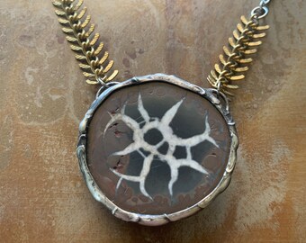 realm within - Septarian nodule necklace