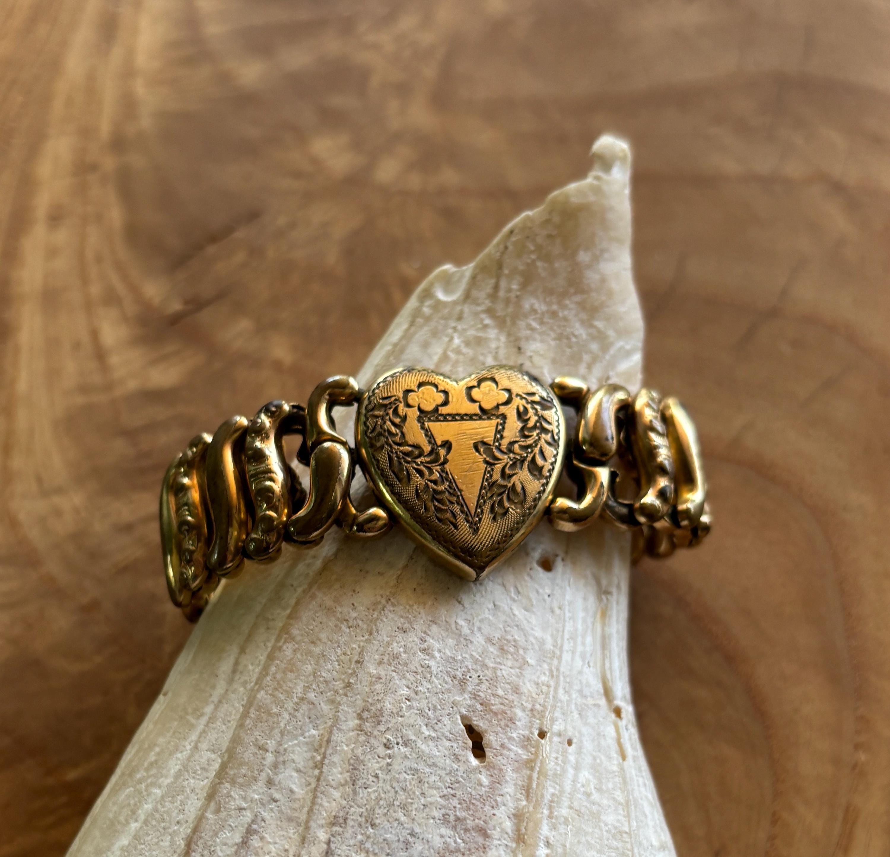 Vintage sweetheart bracelet - Etsy 日本
