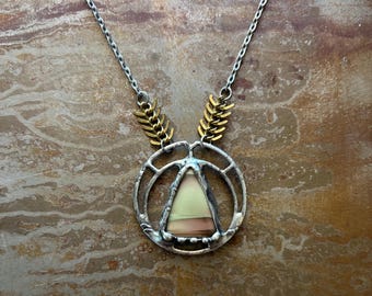 Gereserveerd voor Andrea- Willow Creek Jasper en Quartz Crystal Pool of Light