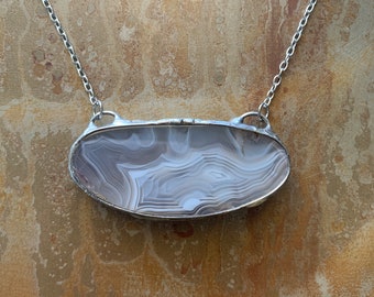 milky way - Agate necklace