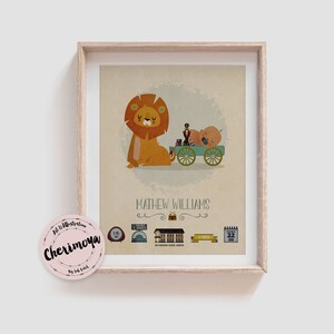 New Baby Gift, New Baby Gift Personalised, Personalised New Baby Print, Personalised Christening Gift, Birth Details Print, Birth Stats
