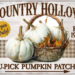 Primitive Vintage  Label jpeg Digital Jars, Tiered trays, signs, prints, Pillow, harvest fall Autumn Farm White Pumpkins Basket Leaves