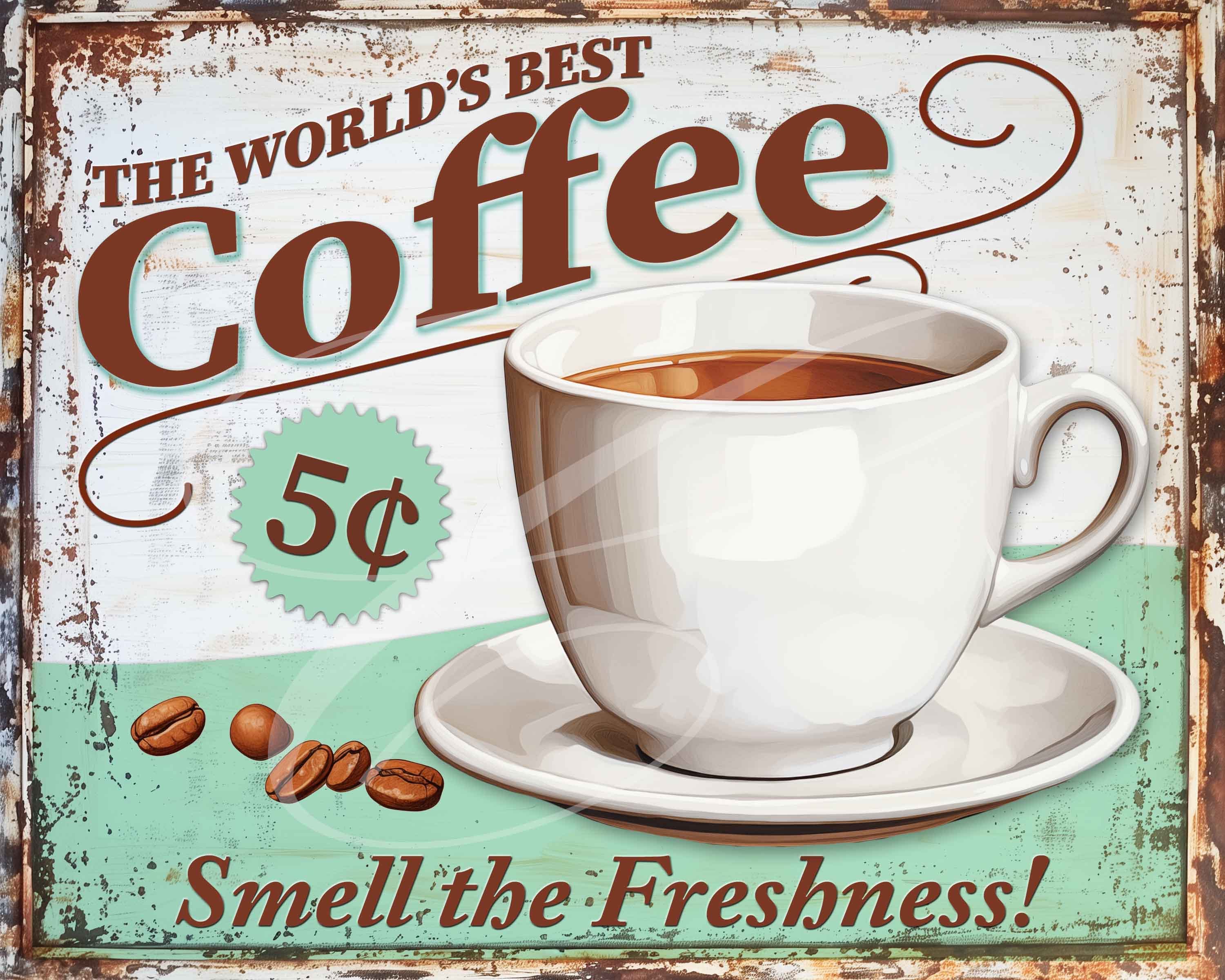 French Coffee Sign Vintage - Etsy