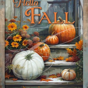 Primitive Vintage Victorian  Label jpeg Digital Jars, Tiered trays, signs, prints, Pillows, pumpkin Fall Autumn Pumpkins Mums Leaves