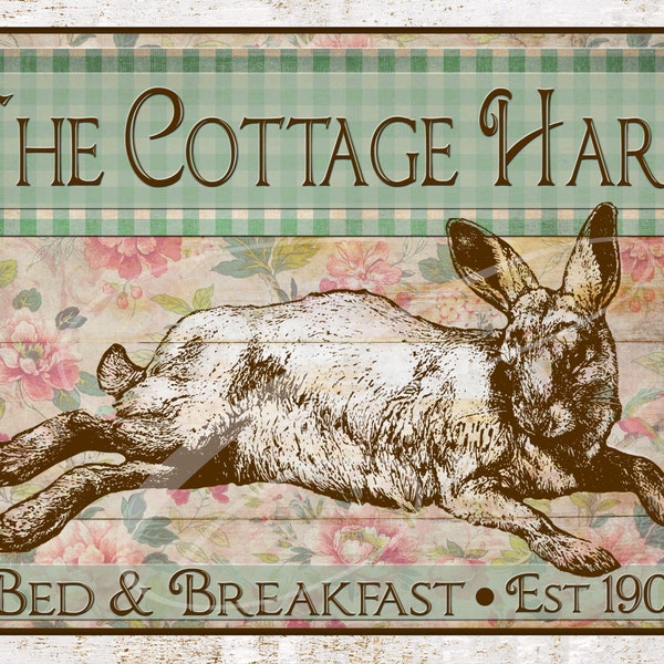 Primitive Vintage farm Country Label Digital jpg Jars, Tiered trays, signs, prints, Pillows Rabbit hare chintz roses pink green Cottage B&B