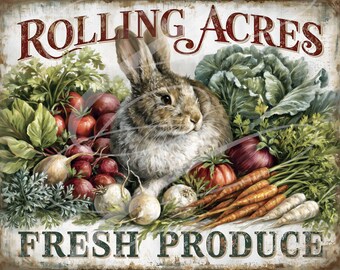 Primitive Vintage Country Label Digital PNG Jars, signs, prints,  Chicken Cow Sheep Rabbit Farm 8"x10"  FOUR Pack!