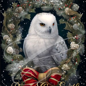 Tarros digitales jpeg navideños victorianos vintage primitivos, bandejas escalonadas, letreros, impresiones, almohadas, búho nival de invierno, paz en la Tierra, bosque