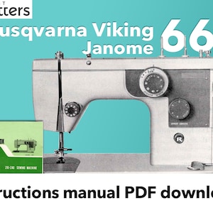 Janome 669 | Husqvarna Viking 669 zig-zag instruction manual PDF Download