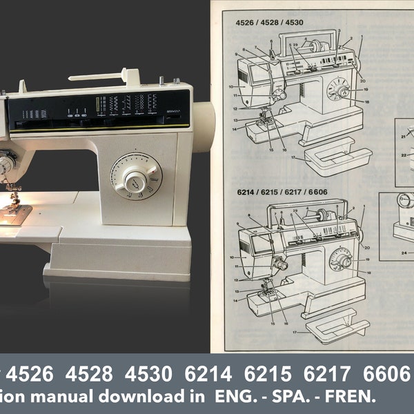 Singer Sewing Machine Manual Model 6217c Etsy