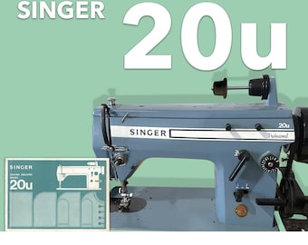 Singer 20u professional industrial sewing Machine Instruction Manual PDF Download