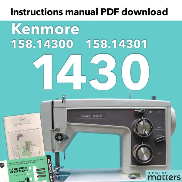 Kenmore Sewing Machine Model 158.14301 Etsy