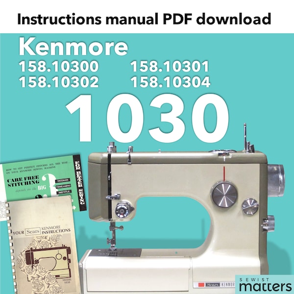 Kenmore Sewing Machine 158 Manual Etsy