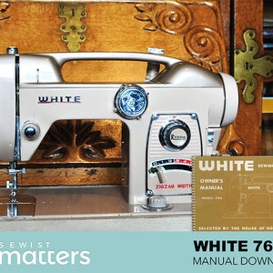 White 764 Sewing Machine Instruction Manual Pdf Download Etsy