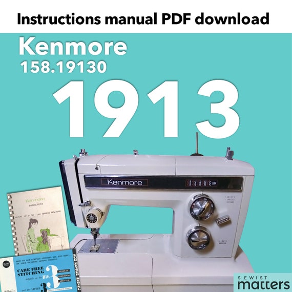 Kenmore 158.430 – 158.433 Sewing Machine Manual PDF