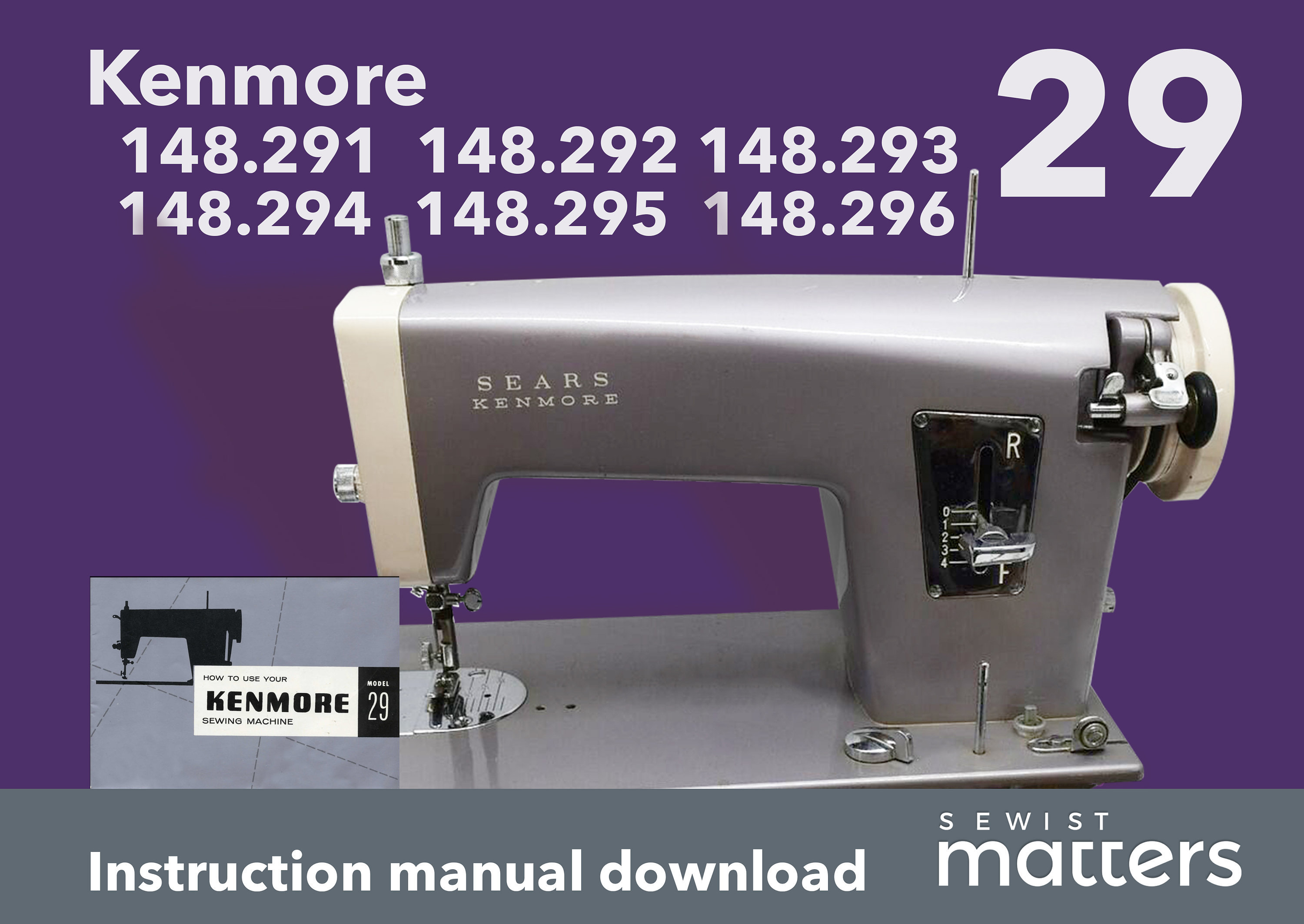 Kenmore 29 148290 148291 148292 148293 148294 148295 148296