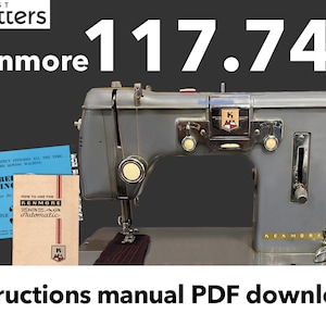 Kenmore 117740 117.740 Zig Zag Automatyczna maszyna do szycia Instrukcja obsługi PDF Pobierz