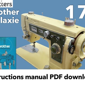 Brother Galaxie 171 Sewing Machine Instruction Manual PDF Download