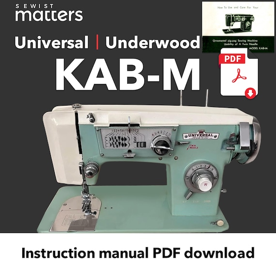KAB-M Universal Underwood Dressmaker Electric Rotary Sewing