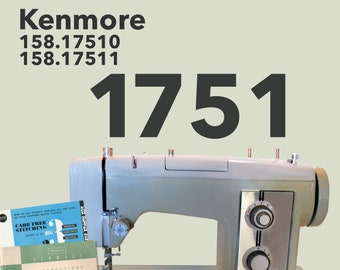 Kenmore 1720 158.17200 Instruction Operating Manual in Color - Etsy