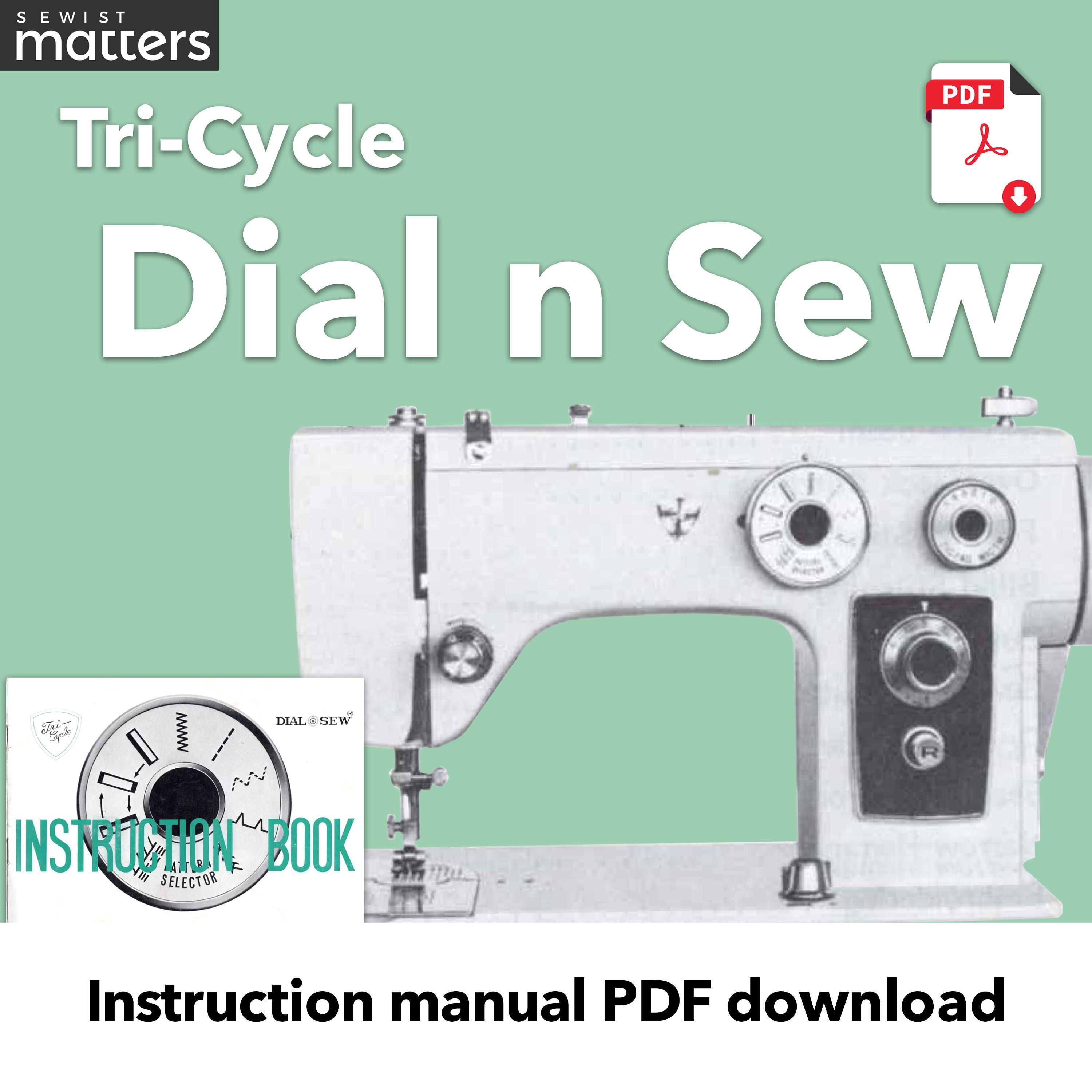 Janome New Home 447 Sewing Machine Manual Instruction Book PDF