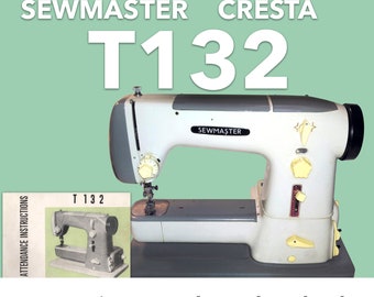 T132 Sewmaster Cresta Lada Halvena Remington Regency de Luxe Zig Zag Instrukcja obsługi maszyny do szycia w formacie PDF do pobrania