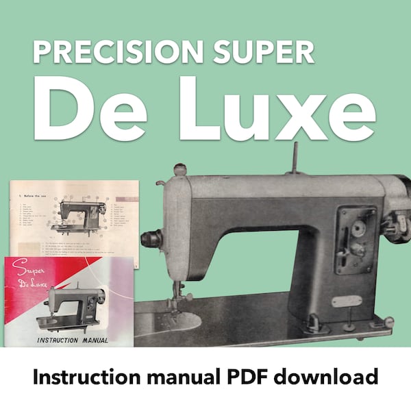 Precision Deluxe Sewing Machine Etsy