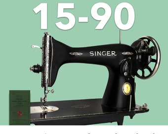 Singer 15-90 Nähmaschine Bedienungsanleitung PDF Download