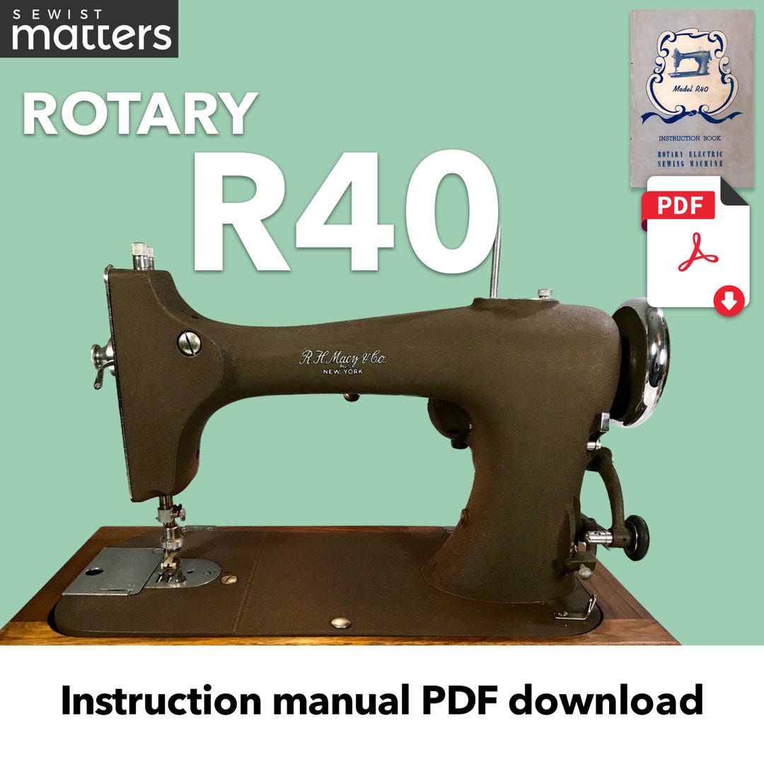 R40 Rotary Electric, Montgomery Ward Model R De Luxe Sewing Machine ...