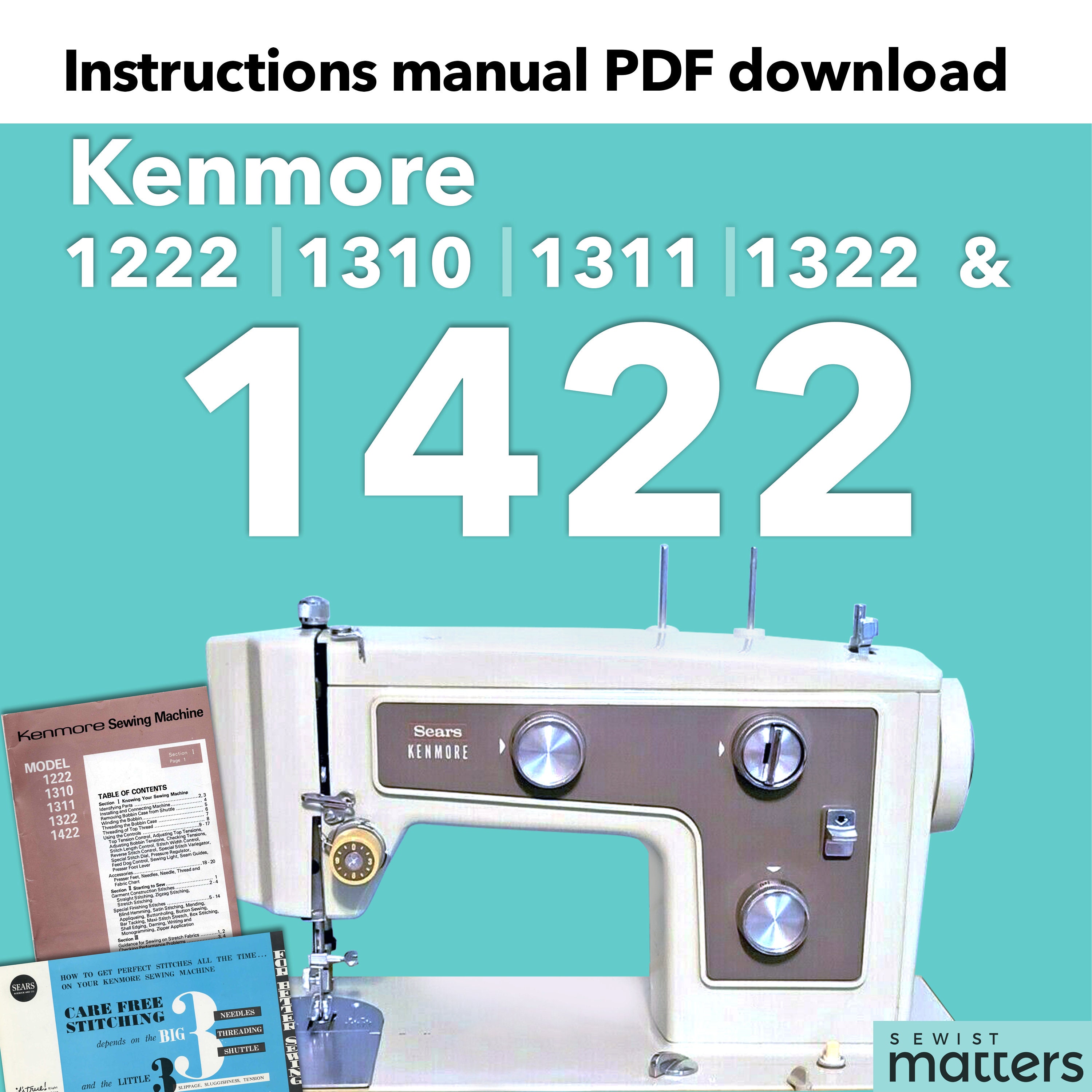 Kenmore 1301 1581301 1302 1481302 1303 1581303 1304 1581304 Zig